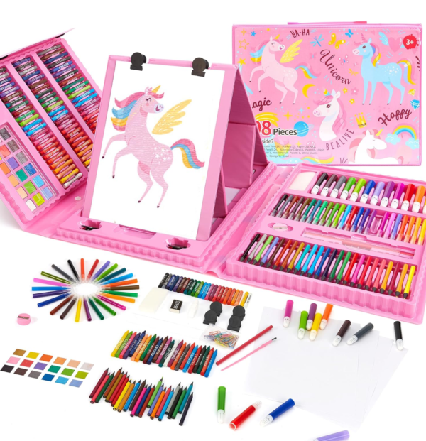 Maleta de pintura 208 peças para colorir Estojo para pintar