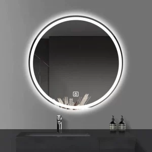 Espelho Redondo com Led Sem Alça 50cm + Touch - Espelho com Led Redondo sem Alça 50 cm + Touch
