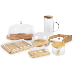 Kit Itens Mesa Posta Sense Em Bambu Decoração