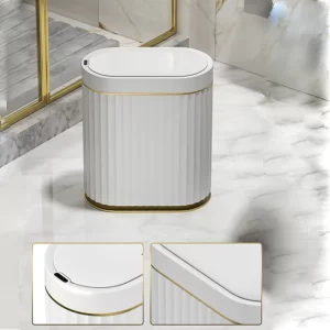 Lata De Lixo Com Sensor Inteligente Para Banheiro
